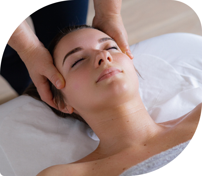Relaxing buccal massage treatment to improve skin tone and reduce tension - Remedial Studio London